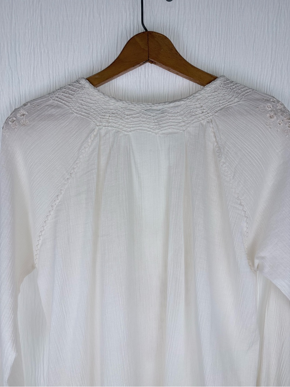 Joie Embroidered Cotton Blouse, Women’s size M/L - Picture 5 of 9